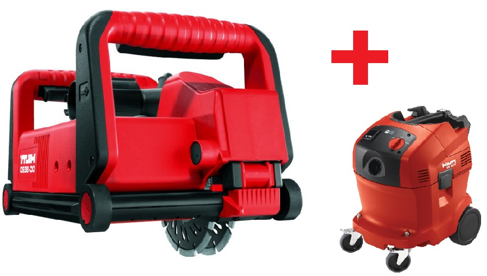 Hilti wall chaser with deals dust extractor